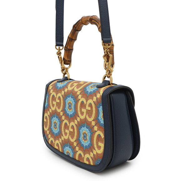Gucci Bamboo Handbag Leather Bag - Picture 2 of 7
